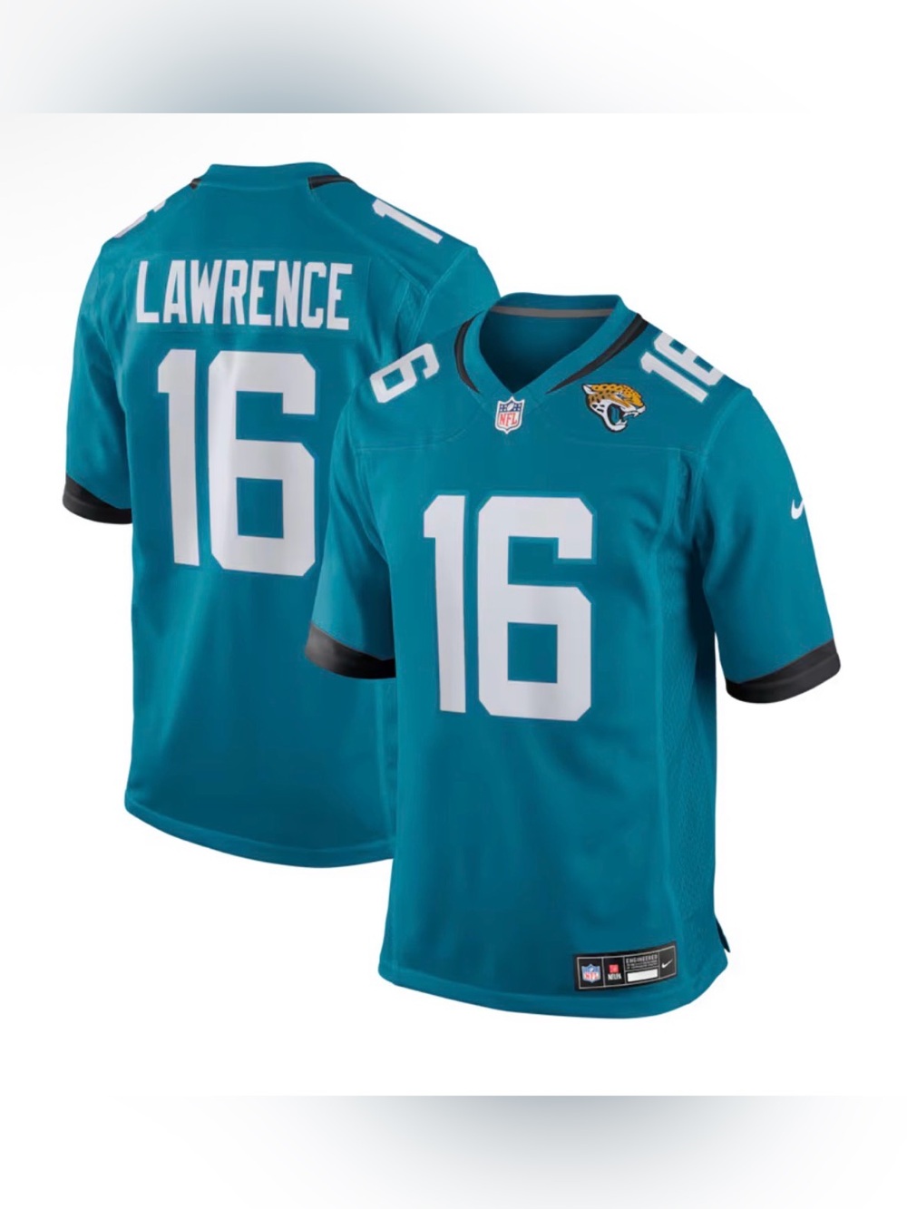 Jacksonville Jaguars Trevor Lawrence Jersey Men’s 2XL Teal Home NFL Pro Line NWT